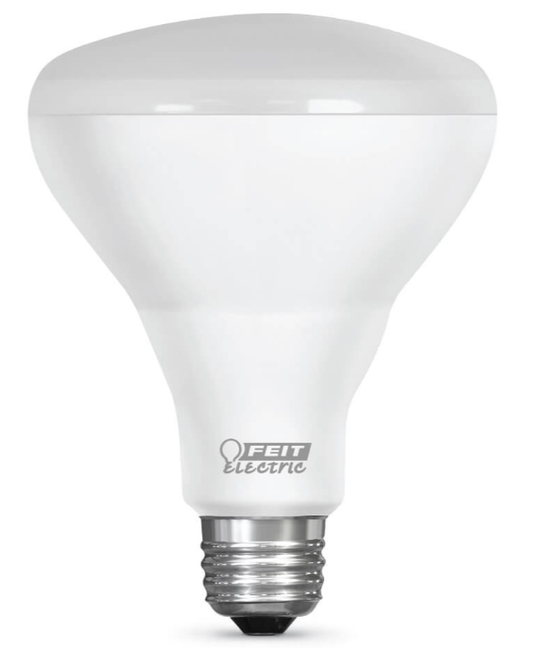 Feit Electric BR30/827/3DIM/LEDI 65-Watt Equivalent BR30 IntelliBulb Switch to Dim LED Flood Light Bulb, Soft White 2700K Color Temperature 2700K, Wattage 9.5W, Voltage 120V Pack 1