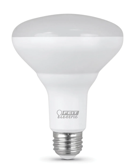 Feit Electric BR30DM/10KLED/2 65W Replacement Soft White BR30 Dimmable Reflector LED Light Bulb, Color temperature 2700K, Wattage 10.5W, Voltage 120V - 2 Pack