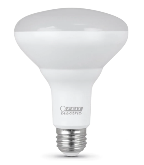 Feit Electric BR30/DM/10KLED/6 65W Replacement Soft White BR30 Dimmable Reflector LED Light Bulb, Color Temperature 2700K, Wattage 10.5W, Voltage 120V - 6 Pack