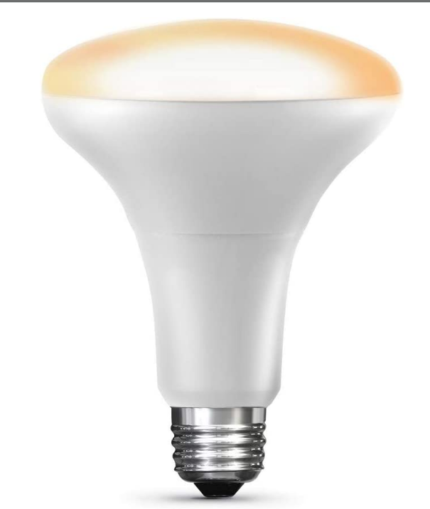 Feit Electric BR30/SW/HK 65W Equivalent LED Apple HomeKit Smart R30 Flood Smart Light Bulb, Color Temperature 2700K, Wattage 9W, Voltage 120V