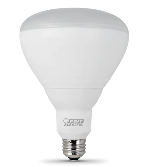 Feit Electric BR40DMHO/930CA/2 120W Replacement BR40 Dimmable Enhance Reflector LED Bulb, Color Temperature 3000K, Wattage 15.5W, Voltage 120V - 2 Pack