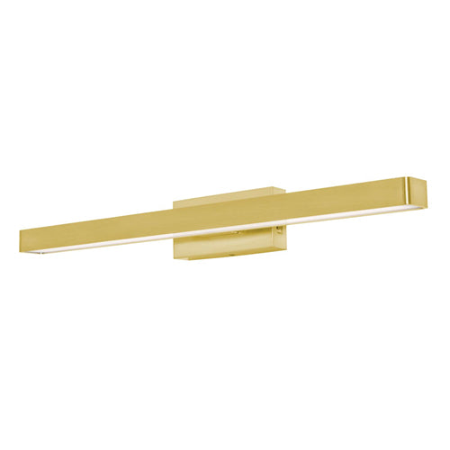 AFX Lighting BRCV2403LAJUDSB Brock 24" LED Vanity Light - MCTP 27K / 3K / 35K / 4K / 5K - 120-277V - Satin Brass Finish