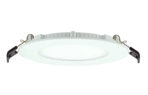 American Lighting BRD6-5CCT-RD 6-in LED Disc Light, Dimmable, Wattage 12W, Lumens 900 lm, Voltage 120V, Multi-Color Temperature, White