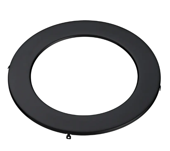 American Lighting BRD4-TRIM-RD-BK BRIO 4" Round Clip-On Trim – Black Finish