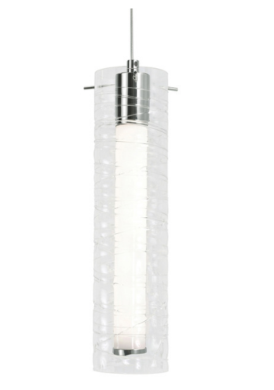 AFX Lighting BRIP04LAJUDPC Bari 04 Inch LED Pendant Light,120-277V, Wattage 15W, 5CCT, Polished Chrome Finish