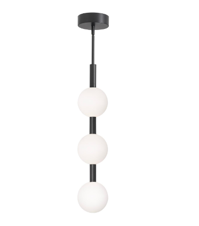AFX Lighting BRQP32LAJUDBK Baroque 32 Inch LED Pendant Light, 120-277V, Wattage 30W, 5CCT Selectable 2700K/3000K/3500K/4000K/5000K , Black Finish