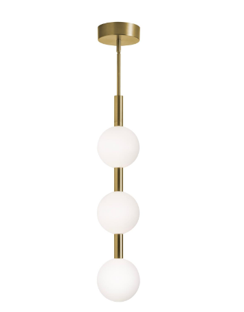 AFX Lighting BRQP32LAJUDLB Baroque 32 Inch LED Pendant Light, 120-277V, Wattage 30W, 5CCT Selectable 2700K/3000K/3500K/4000K/5000K , Light Antique Brass Finish