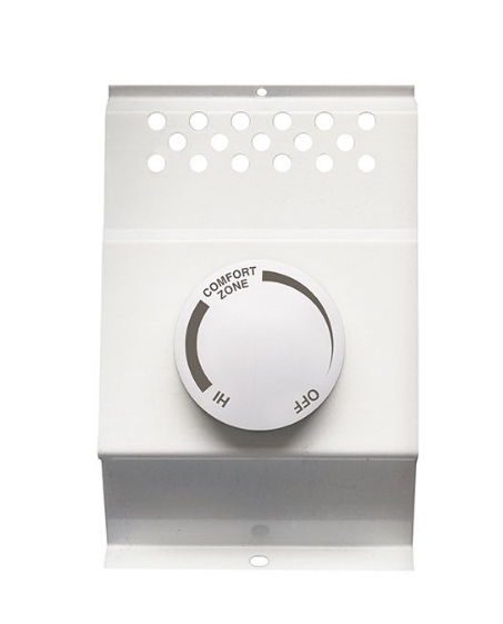 Cadet BTF1W Electric Baseboard Built-In Thermostat Kit, Single Pole, 40°F to 85°F, 120/208/240V, White