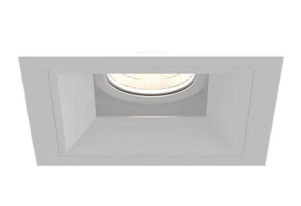 Eurofase Lighting BVOR1T01RF1035WCL 10W Bravo LED w/ Trim, 1-Light, Wide, 120V-277V, 3500K, Black, Clear