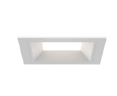 Eurofase Lighting BVOR1T02PN1530 15W Bravo LED w/ Trim, Panel, 1-Light, 120V-277V, 3000K, White