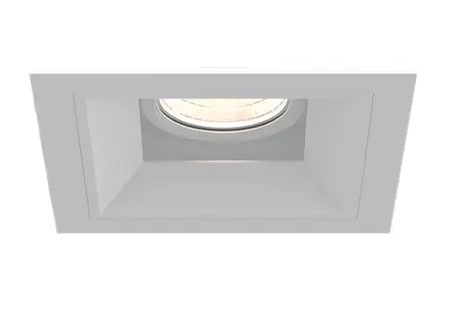 Eurofase Lighting BVOR1T02RF1027WCL 10W Bravo LED w/ Trim, 1-Light, Wide, 120V-277V, 2700K, White, Clear