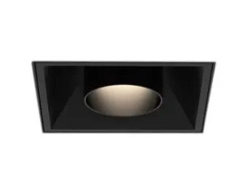 Eurofase Lighting BVOR1TL02SG1035WCL 10W Bravo LED w/o Trim, Snoot Gimbal, 1-Light, Wide, 120V-277V, 3500K, White, Clear Finish