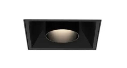 Eurofase Lighting BVOR1TL02SGDTWCLXT 15W Bravo LED w/o Trim, Snoot Gimbal, 1-Light, Wide, 120V-277V, 3500K, White, Clear Finish W/ Extension Baffle