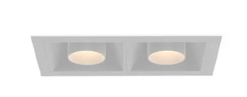 Eurofase Lighting BVOR2T01SGSG1027WCL 20W Bravo LED w/ Trim, S.Gimbal, 2-Light, Wide, 120V-277V, 27K, BK, CL