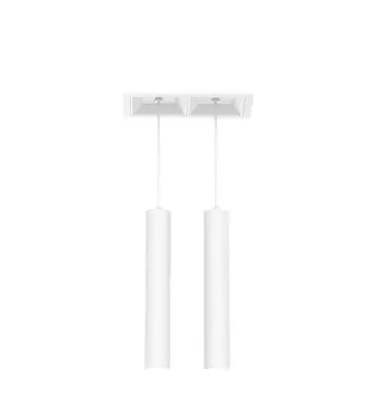 Eurofase Lighting BVOR2T01SUSU1530 30W Bravo LED w/ Trim, Pendant, 2-Light, 120V-277V, 3000K, Black