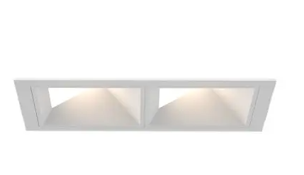 Eurofase Lighting BVOR2T01WLWL1530 30W Bravo LED w/ Trim, Wall Wash, 2-Light, 120V-277V, 3000K, Black