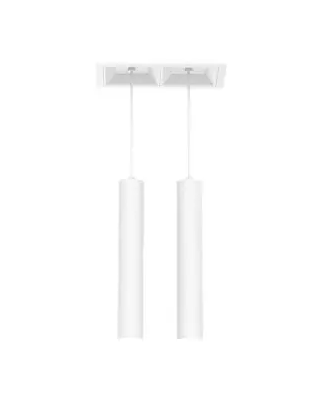 Eurofase Lighting BVOR2T02SUSU1530 30W Bravo LED w/ Trim, Pendant, 2-Light, 120V-277V, 3000K, White