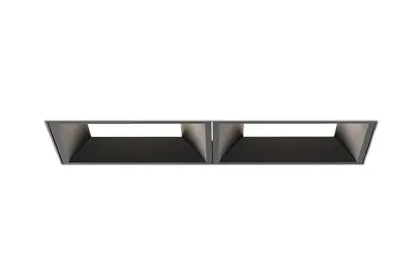 Eurofase Lighting BVOR2TL01PNPN1530 30W Bravo LED w/o Trim, Panel, 2-Light, 120V-277V, 3000K, BLK