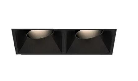 Eurofase Lighting BVOR2TL01RGRG1530WCL 30W Bravo LED w/o Trim, Gimbal, 2-Light, Wide, 120V-277V, 30K, BLK, CL