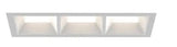 Eurofase Lighting BVOR3T02PNPNPN1530 45W Bravo LED w/ Trim, Panel, 3-Light, 120V-277V, 3000K, White Finish