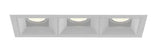 Eurofase Lighting BVOR3T02RFRFF1027WCL 30W Bravo LED w/ Trim, 3-Light, Wide, 120V-277V, 2700K, White, Clear Finish