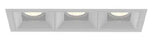 Eurofase Lighting BVOR3T02RFRFF1035WCL 30W Bravo LED w/ Trim, 3-Light, Wide, 120V-277V, 3500K, White, Clear Finish