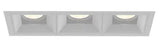 Eurofase Lighting BVOR3T02RFRFF1527WCL 45W Bravo LED w/ Trim, 3-Light, Wide, 120V-277V, 2700K, White, Clear Finish