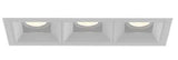 Eurofase Lighting BVOR3T02RFRFF1535WCL 45W Bravo LED w/ Trim, 3-Light, Wide, 120V-277V, 3500K, White, Clear Finish