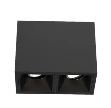 Eurofase Lighting BVOS201RGRG1535WCL 30W Bravo LED, Gimbal, 2-Light, Wide, 120V-277V, 3500K, Black, Clear