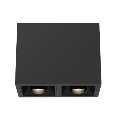 Eurofase Lighting BVOS202RGRG1527WCL 30W Bravo LED, Gimbal, 2-Light, Wide, 120V-277V, 2700K, White, Clear