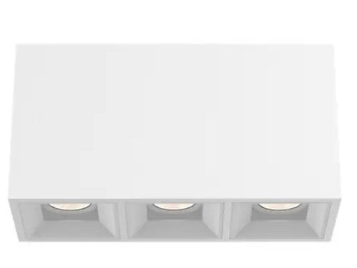 Eurofase Lighting BVOS301RFRFF1530WCL 45W Bravo LED, 3-Light, Wide, 120V-277V, 3000K, Black, Clear Finish