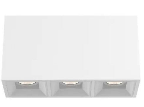 Eurofase Lighting BVOS301RFRFF1535WCL 45W Bravo LED, 3-Light, Wide, 120V-277V, 3500K, Black, Clear Finish