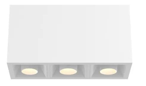 Eurofase Lighting BVOS301SGSGG1530WCL 45W Bravo LED, S.Gimbal, 3-Light, Wide, 120V-277V, 3000K, Black, Clear Finish