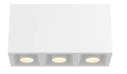 Eurofase Lighting BVOS301SGSGG1535WCL 45W Bravo LED, S.Gimbal, 3-Light, Wide, 120V-277V, 3500K, Black, Clear Finish