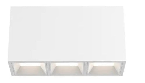 Eurofase Lighting BVOS302PNPNPN1530 45W Bravo LED, Panel, 3-Light, 120V-277V, 3000K, White Finish