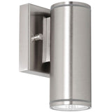 AFX Lighting BVYW0406LAJUDSN Beverly 6" Led Outdoor Wall Sconce Light, MCTP 27K / 3K / 35K / 4K / 5K, 120-277V, Satin Nickel Finish