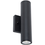 AFX Lighting BVYW0410LAJUDBK Beverly 10" Led Outdoor Wall Sconce Light, MCTP 27K / 3K / 35K / 4K / 5K, 120-277V, Black Finish