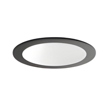 Visual Comfort Architectural ENCL3RFA-WD31W-B Entra CL 3" Round Flanged Adjustable Downlight – 15W – Warm Dim 3000K–1800K – 90+ CRI – White Reflector – Black Flanged Trim