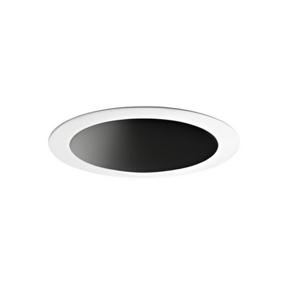 Visual Comfort Architectural ENCL3RFA-930W-B Entra CL 3" Round Flanged Adjustable Downlight – 15W – 3000K – 90+ CRI – White Reflector – Black Flanged Trim