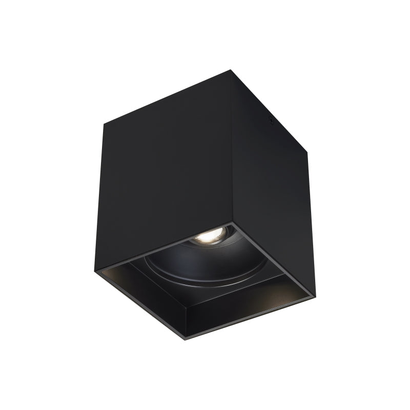 Visual Comfort Architectural 700FMEXO630BB-LED935 Modern Exo 6" LED Flush Mount Ceiling Light - 120-277V - CCT: 3500K - Shade Color: Matte Black - Trim Finish: Black - Beam Spread: 30°