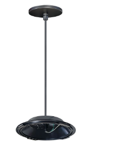 Nora Lighting NELOCAC-16PKB Pendant Mounting Kit for 16" ELO, Black Finish