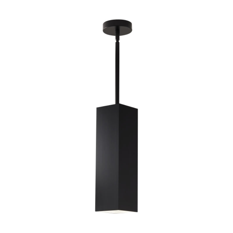 Visual Comfort Architectural 700TDEXOP181260BW-LED935 Modern Exo 18" 1-lt 5" LED Pendant Ceiling Light - CCT: 3500K - Shade Color: Matte Black - Trim Finish: White - Beam Spread: 60°
