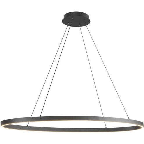Kuzco Lighting LP79140-BK Ovale LED 40 inch Black Linear Pendant Ceiling Light