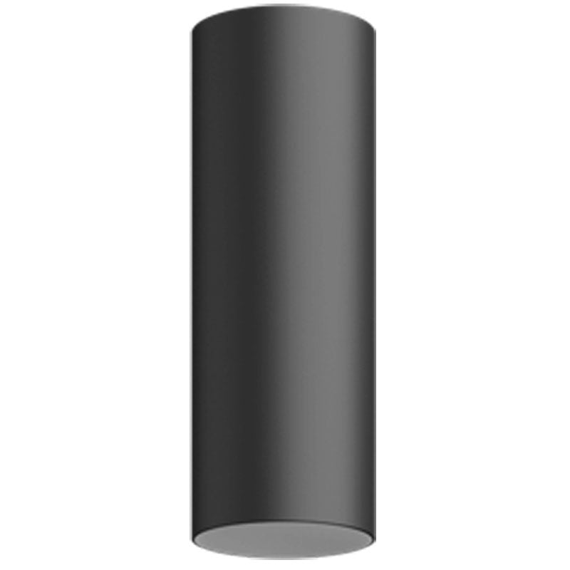 Visual Comfort Architectural ENCY3RF-L279272D-UNV-WB 3" 27W Fixed Black Cylinder Flush Mount LED Ceiling Light - White Reflector - CCT 2700K - Beam Spread: 25°