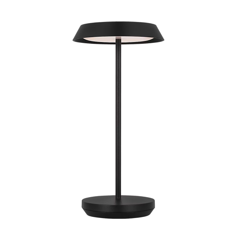 Visual Comfort Architectural SLTB25927B Modern 13" Tepa 1-lt Tall LED Table Lamp - CCT: 2700 - Voltage: 120-240V - Finish Black