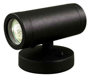 Dabmar Lighting LV49-L10-65K-B Cast Aluminum Up-Down Step Light 2 Pin 2X LED, Wattage 5W, Color Temperature 6500K, Voltage 12V, Black Finish