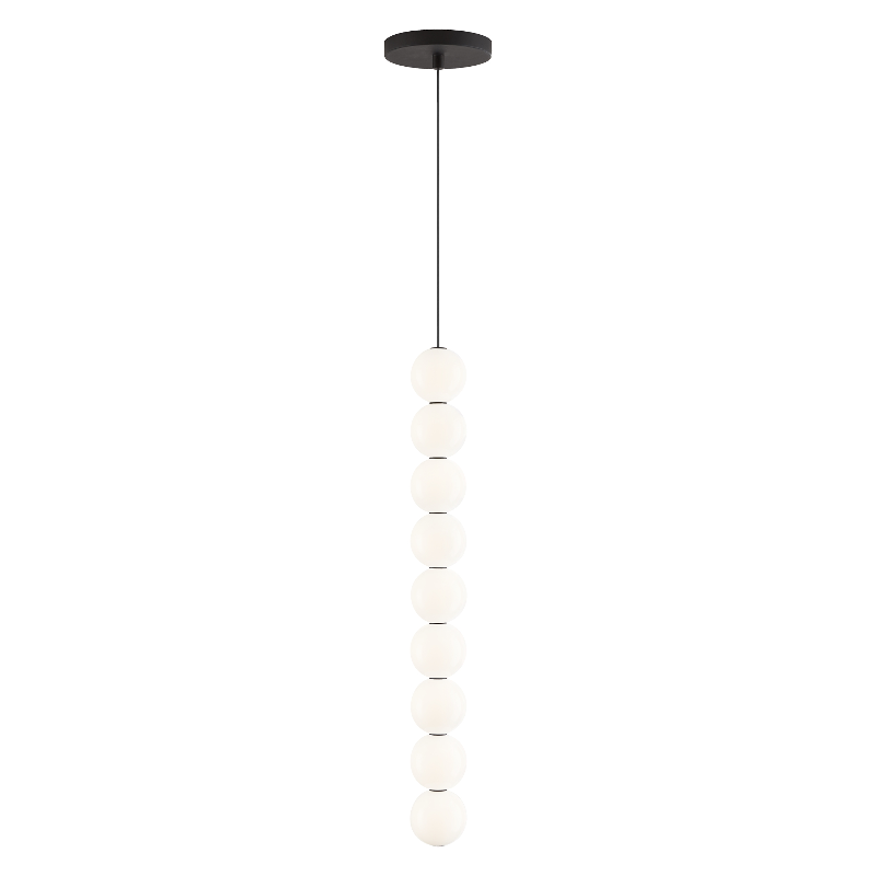 Visual Comfort Architectural 700TDOBT9B-LED927 Modern 3" Orbet 9-lt LED Pendant Ceiling Light - 120-277V - CCT: 2700K - Finish: Nightshade Black