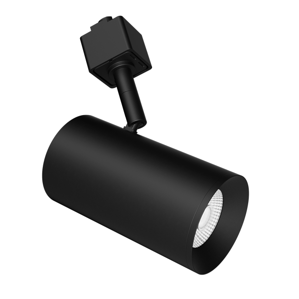 Elco Lighting E25TB-0940W 2″ Koto Sylo™ Track head Ceiling Light - 950 Lumens - CCT: 4000K - Beam Angle:  60º - Finish: All Black