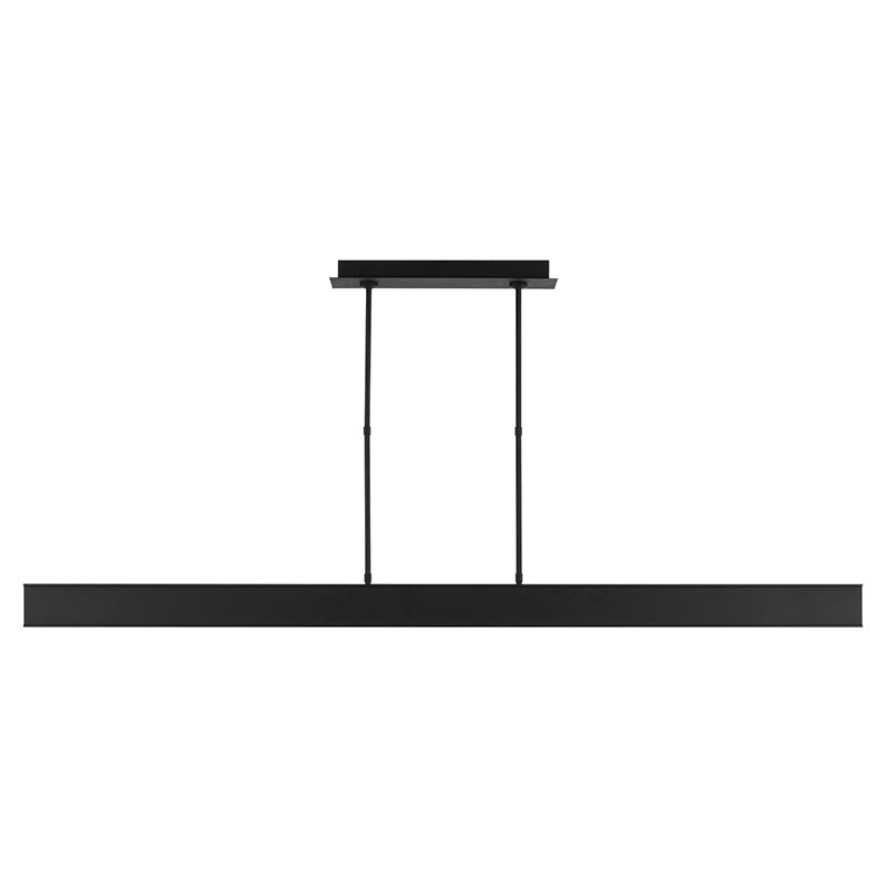 Visual Comfort Architectural 700LSIBM72B-LED927 Modern Mick De Giulio I-Beam 1-lt 72" LED Linear Suspension Ceiling Light - 277V - Finish: Black