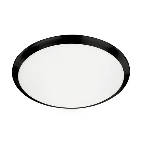 Kuzco Lighting FM1515-BK-5CCT Malta 15-in Black Flush Mount Ceiling light